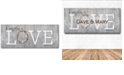 Courtside Market Love - Do Everything in Love Gallery-Wrapped Canvas Wall Art - 12" x 30"